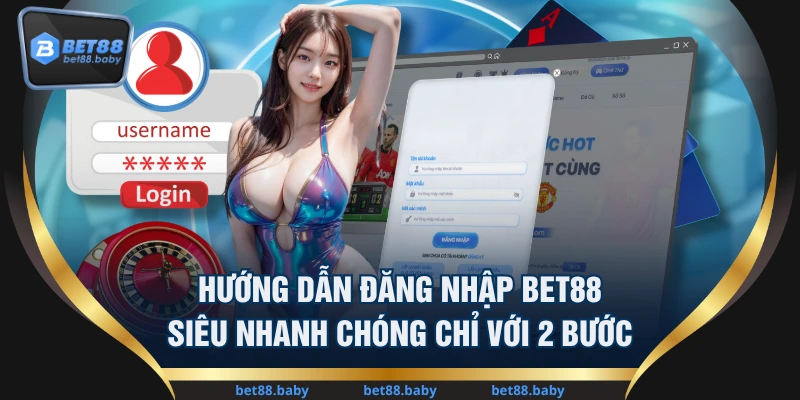 Hướng Dẫn Đăng Nhập BET88 Siêu Nhanh Chóng Chỉ Với 2 Bước