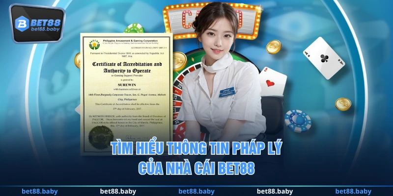 Tìm hiểu thông tin pháp lý của nhà cái BET88